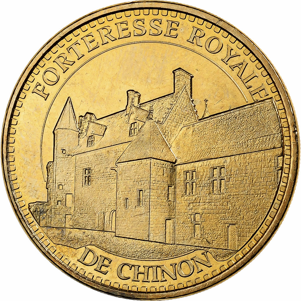 France, Token, Chinon - Forteresse Royale n°3, 2013, Copper-nickel Aluminium