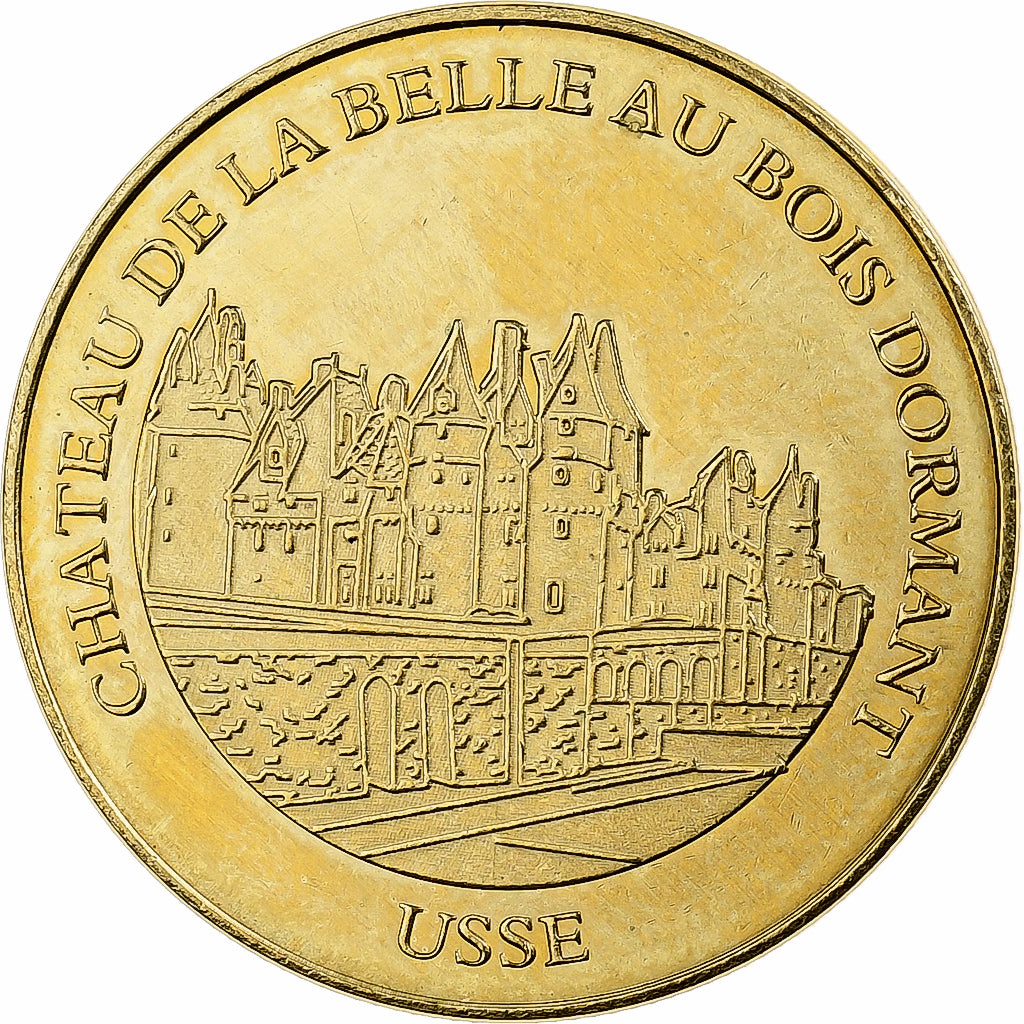 Frankreich, betaalpenning, Château de la Belle au Bois Dormant, Usse