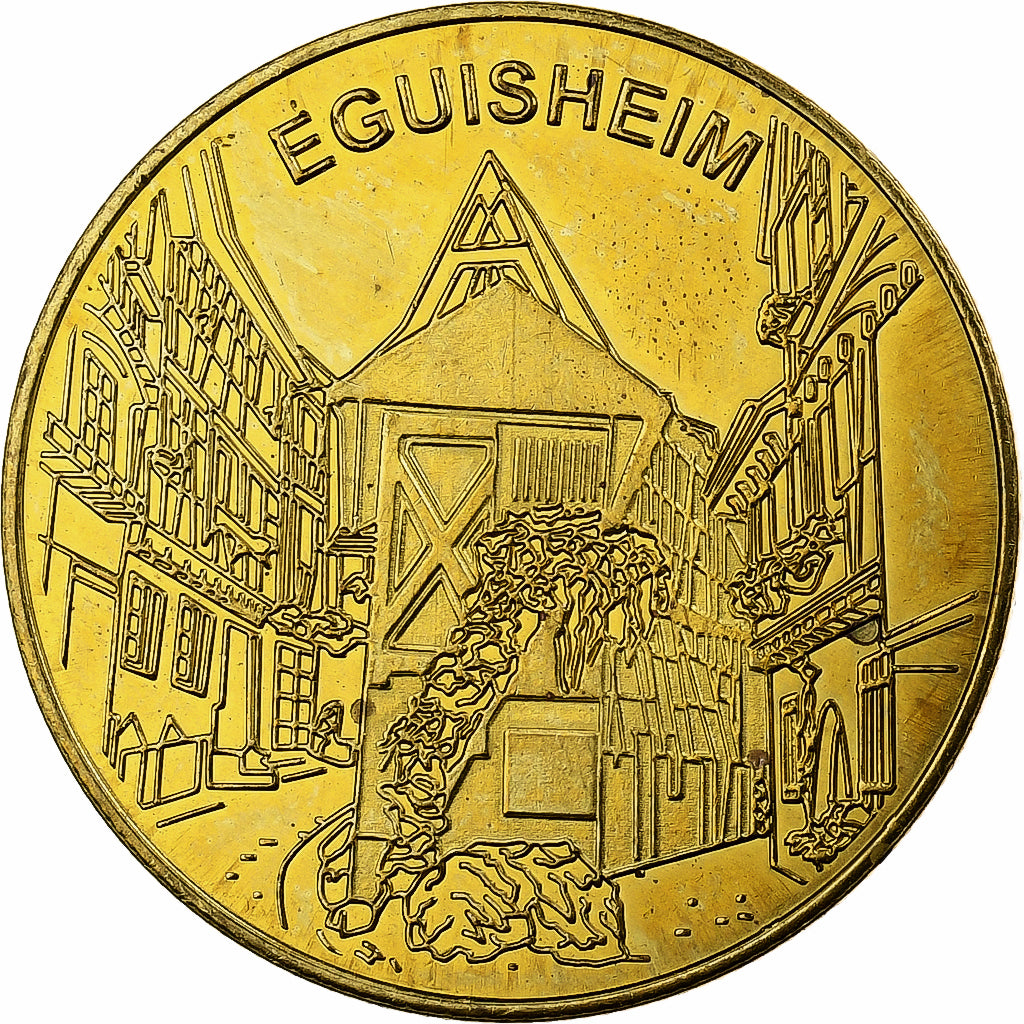 France, Token, Alsace - Eguisheim, Copper-nickel Aluminium, AU(55-58)