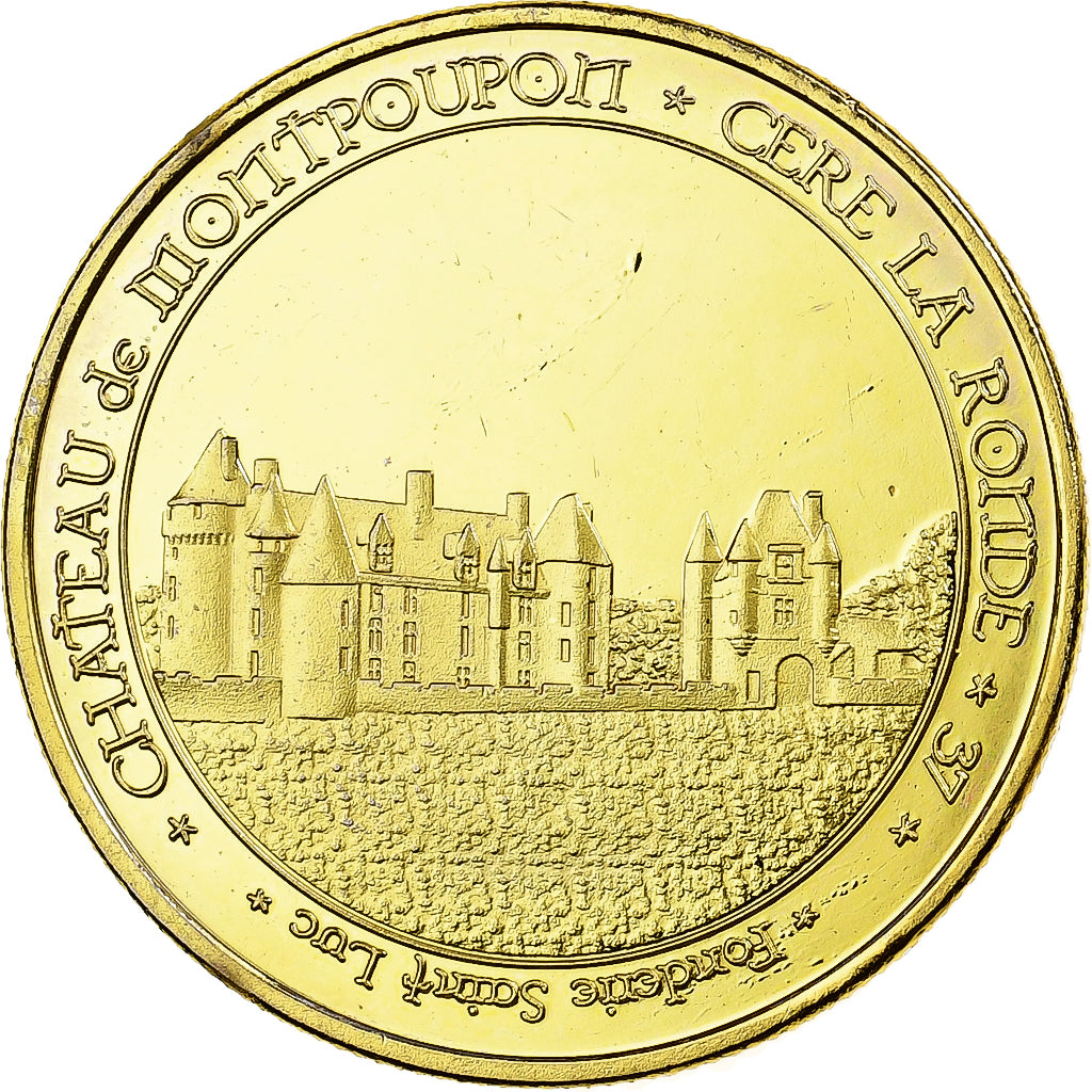 Francia, ficha, Château de Montpoupon, Rame-nichel-alluminio, SPL-