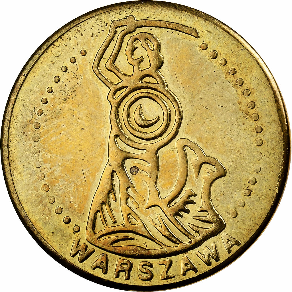 Polska, Token, Wilanow, Warszawa, 2003, Miedzionikiel Aluminium, AU(55-58)