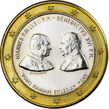 Vaticano, medaglia, Jean-Paul II, Benoit XVI, Bimetallico, Giandomenico, SPL