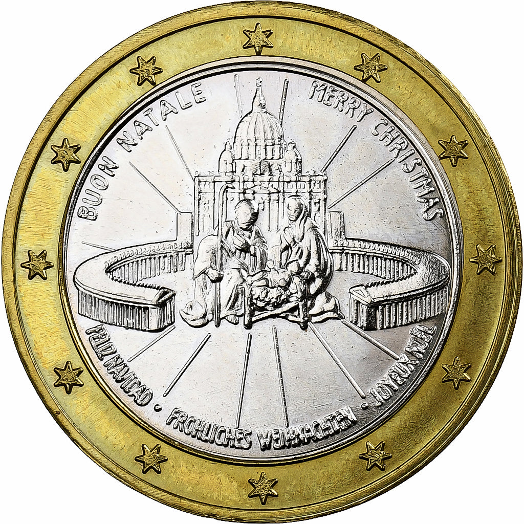 Vaticano, medaglia, Jean-Paul II, Benoit XVI, Bimetallico, Giandomenico, SPL