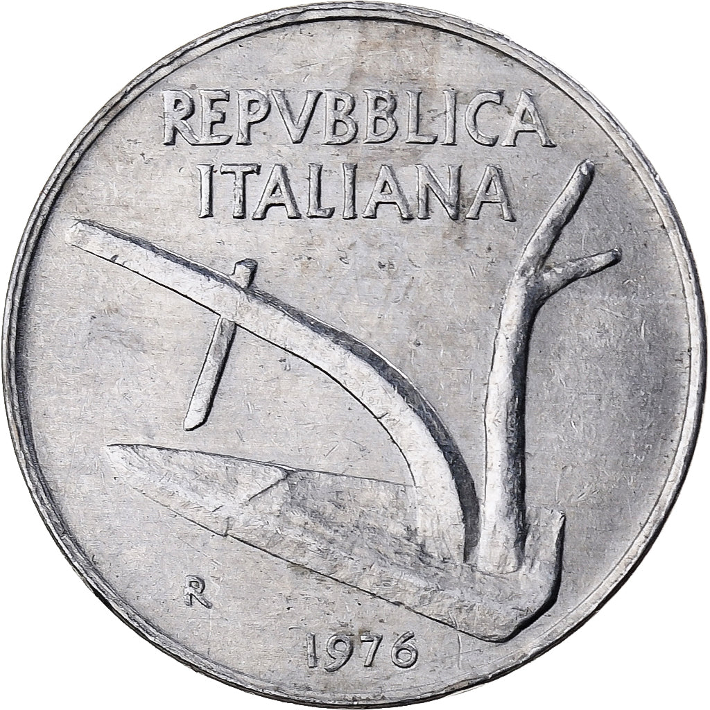 Włochy, 10 Lire, 1979, Mucha, Aluminium, AU(55-58)