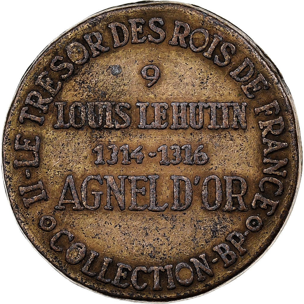 França, Token, Collection BP, Agnel d'Or, Louis le Hutin, História, AU(55-58)