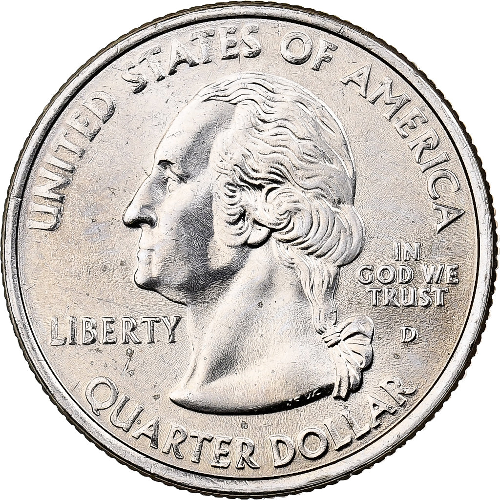 Stati Uniti, Quarter, Quarter Dollar, 2000, U.S. Mint, South Carolina 1788, Rame