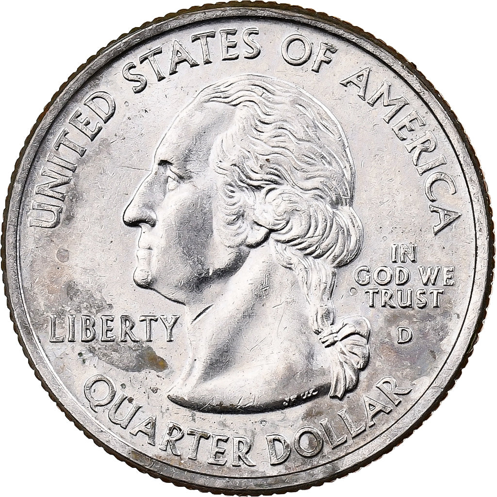 Estados Unidos da América, Quarter, Quarter Dollar, 2004, U.S. Mint, Iowa 1846