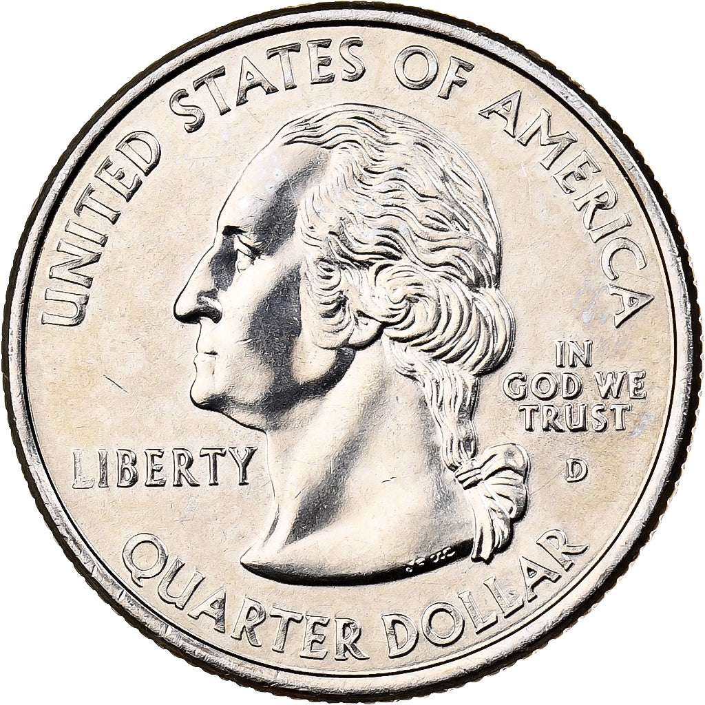 Estados Unidos da América, Quarter, Quarter Dollar, 2003, U.S. Mint, Alabama