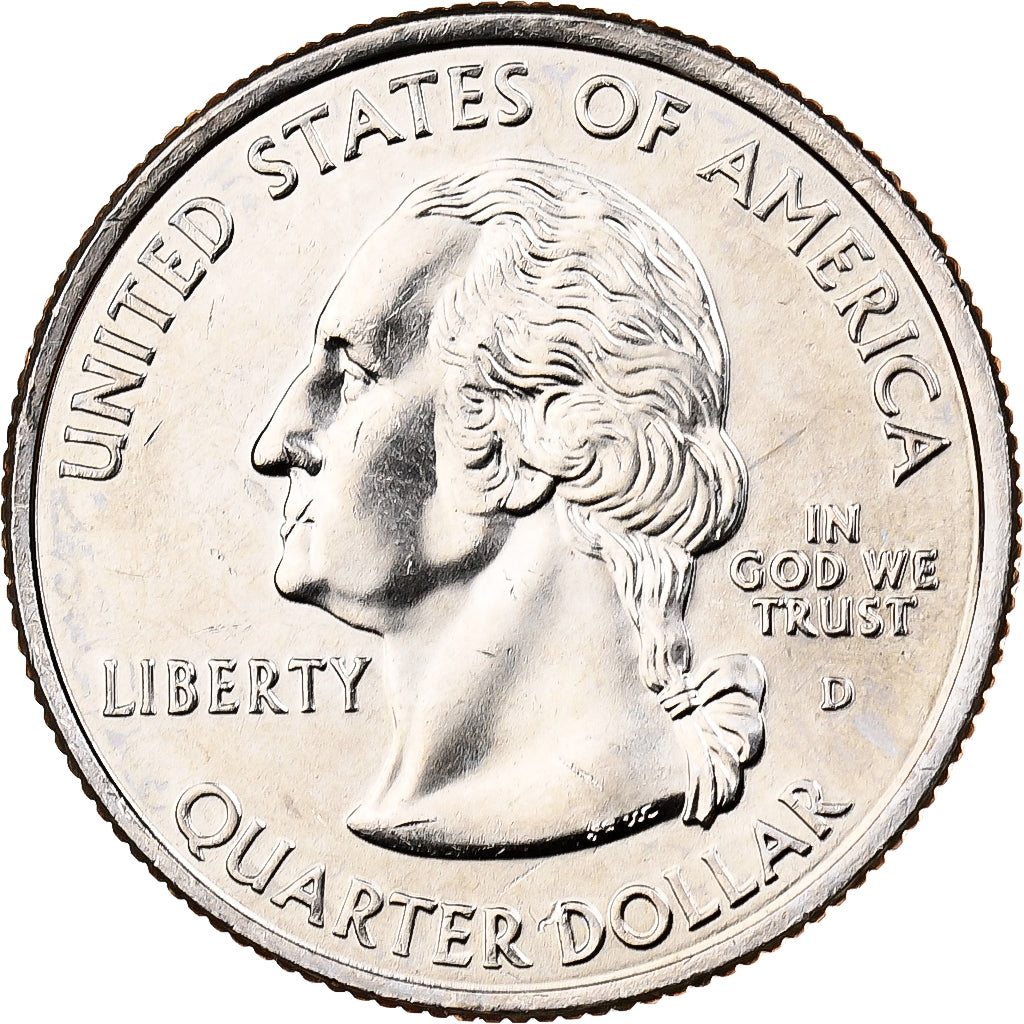 Estados Unidos, Quarter, Quarter Dollar, 2003, U.S. Mint, Maine 1820, Cobre -