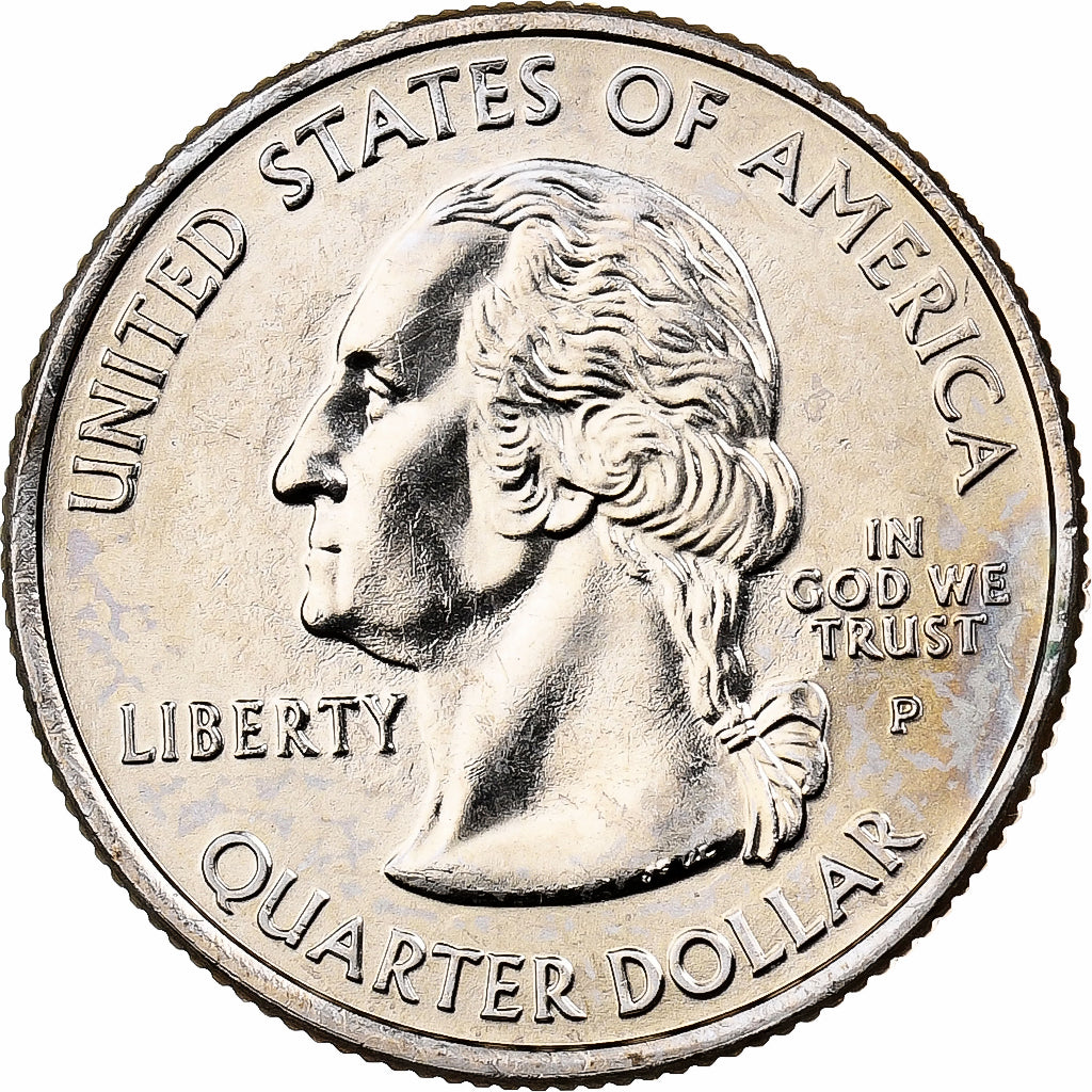 United States, Quarter, Quarter Dollar, 2006, U.S. Mint, South Dakota, 1889