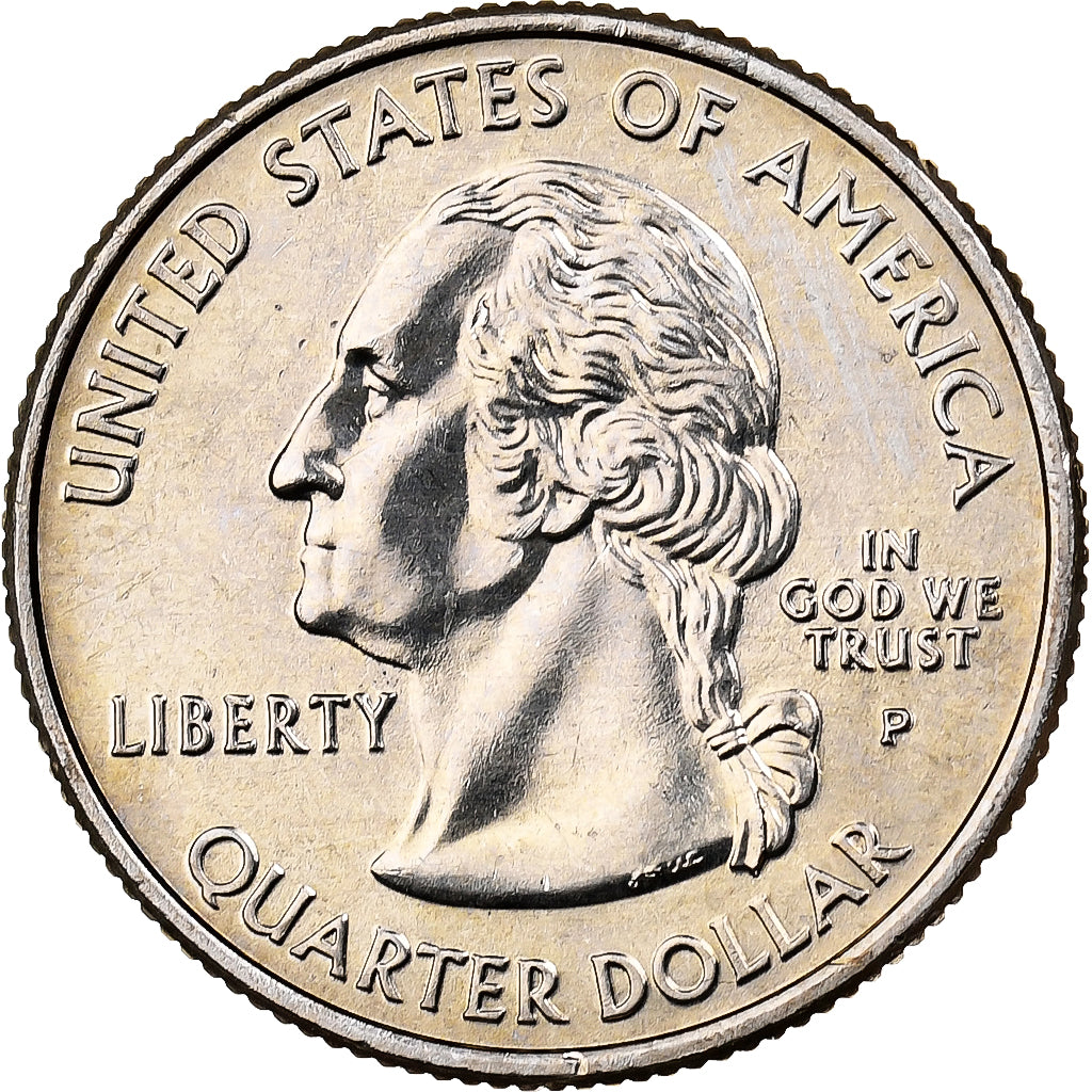 United States, Quarter, Quarter Dollar, 2006, U.S. Mint, North Dakota 1889