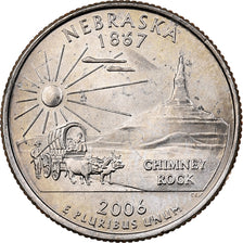 United States, Quarter, Quarter Dollar, 2006, U.S. Mint, Nebraska 1867