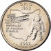 Stati Uniti, Quarter, Quarter Dollar, 2002, U.S. Mint, Ohio 1803, Rame ricoperto