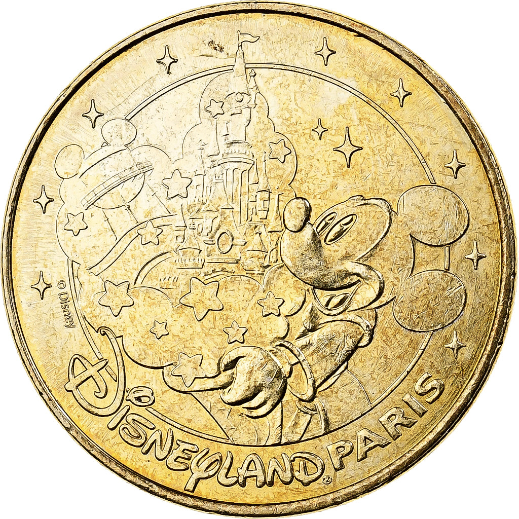 Francia, ficha, Disneyland n°22 - Mickey Sorcier, 2011, Rame-nichel-alluminio