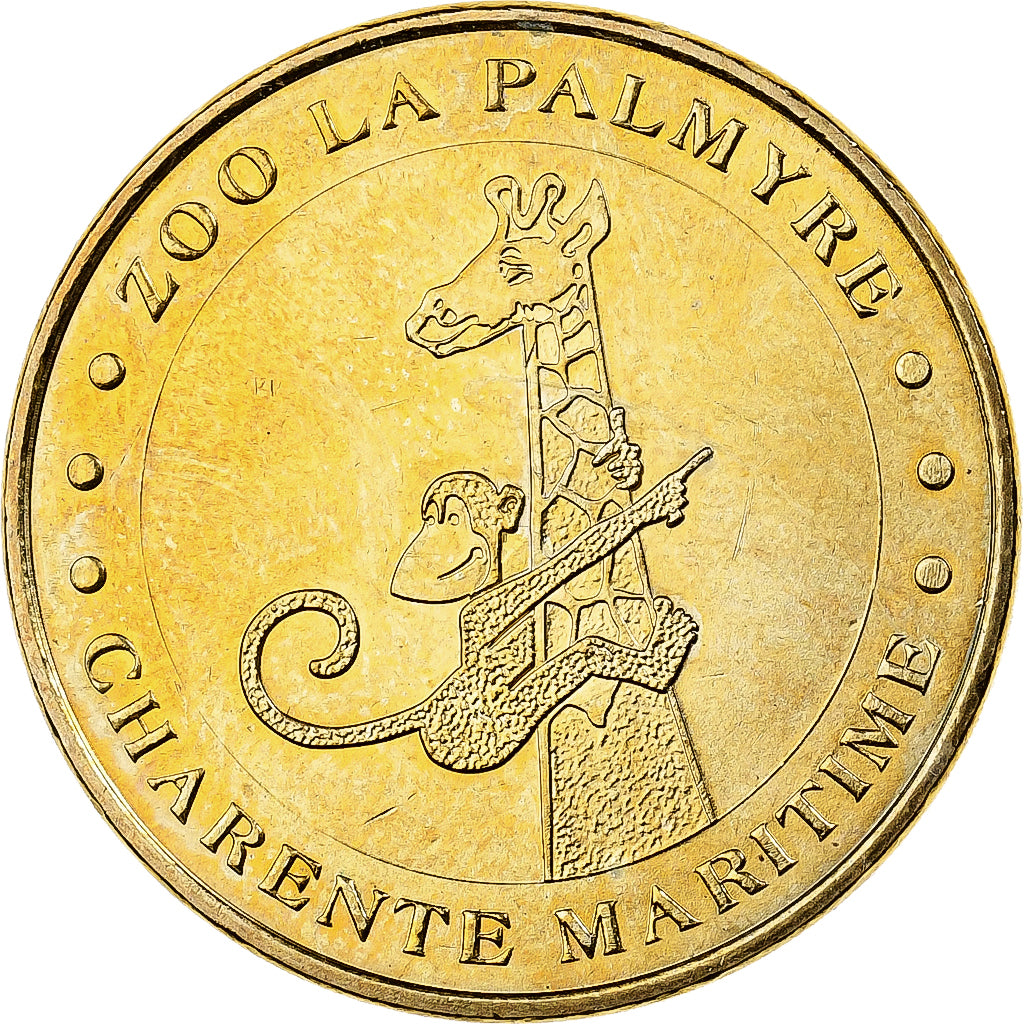 Francia, ficha, 17/ Zoo de la Palmyre - Girafe, 2007, Rame-nichel-alluminio