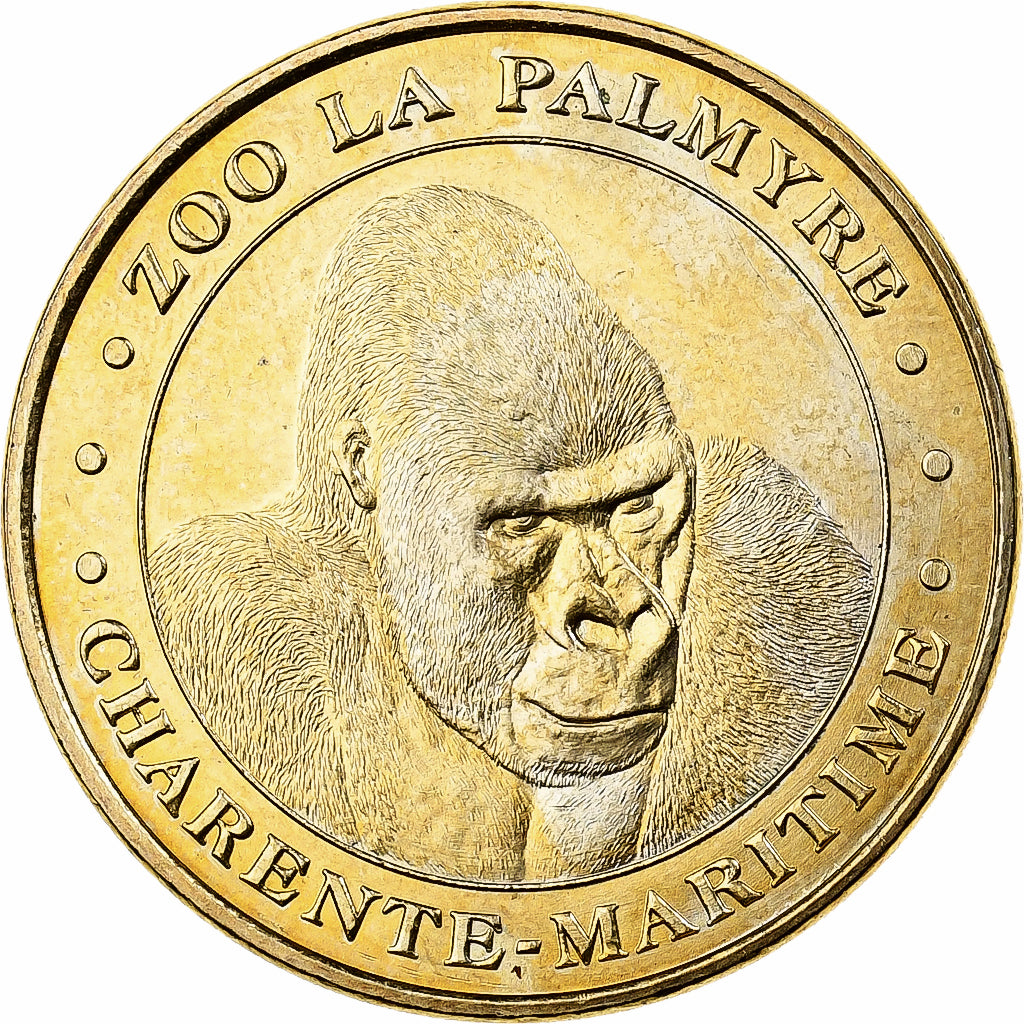 Francia, ficha, 17/ Zoo de la Palmyre - Gorille, 2007, Rame-nichel-alluminio