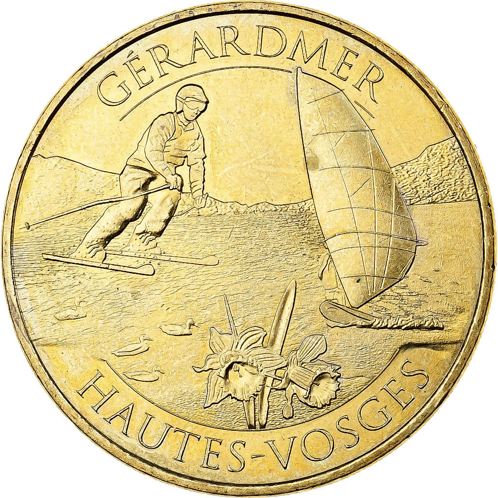 Francia, ficha, 88/ GERARMER- HAUTES VOGES N°2, 2016, Rame-nichel-alluminio