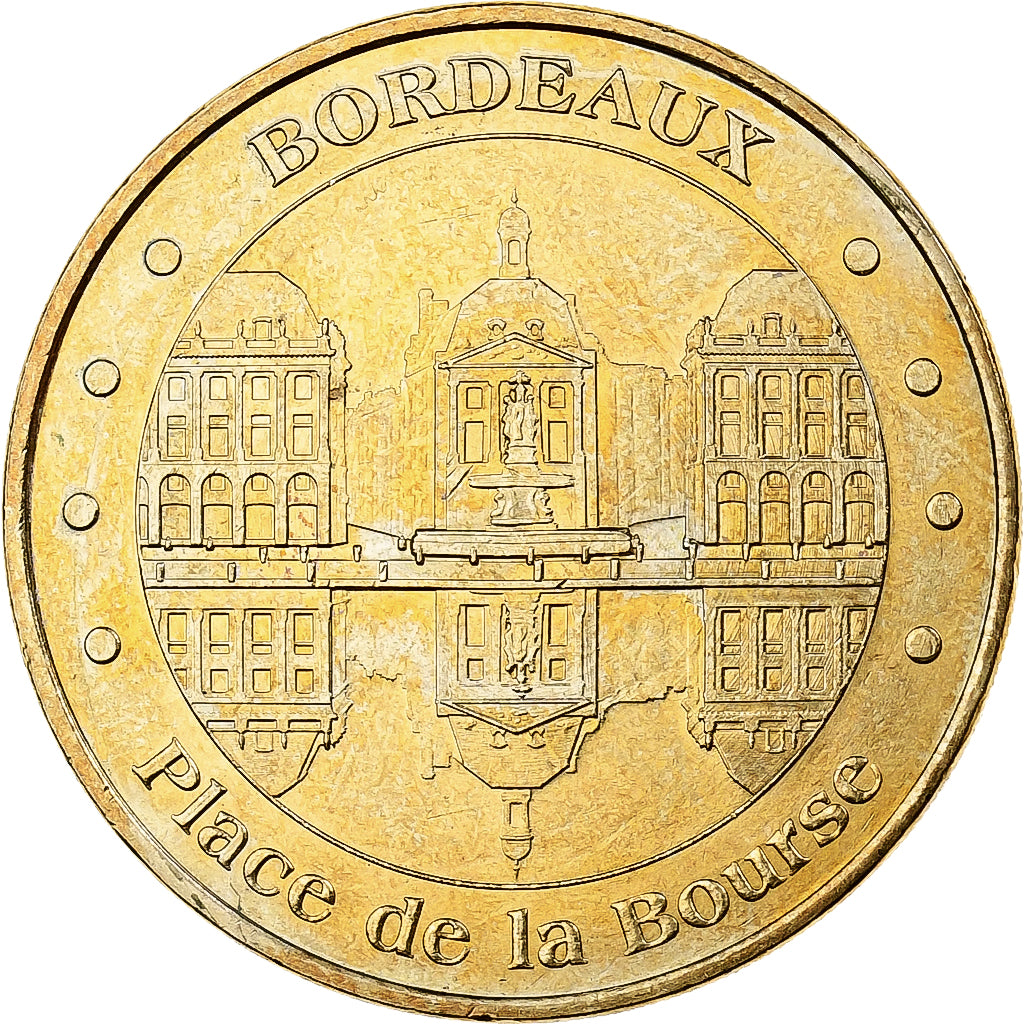 Francia, ficha, Bordeaux - Place de la Bourse, 2010, Rame-nichel-alluminio, MDP