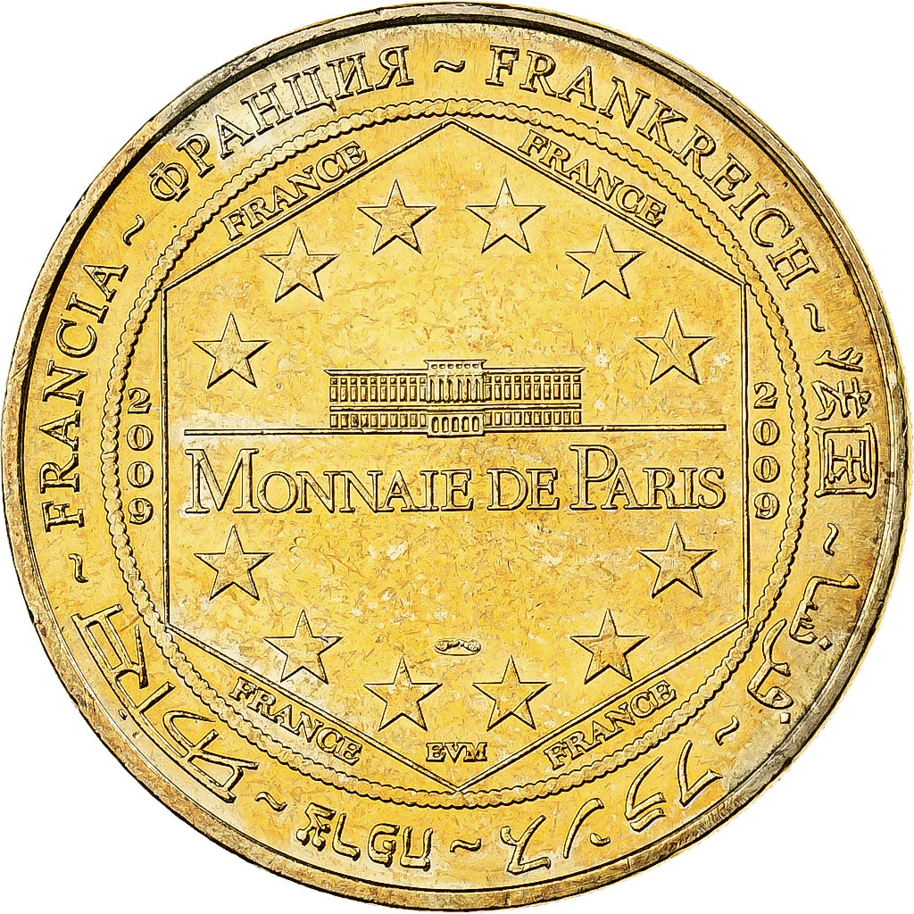 France, Token, Jaunay-Clan - Futuroscope n°7, 2009, Copper-nickel Aluminium
