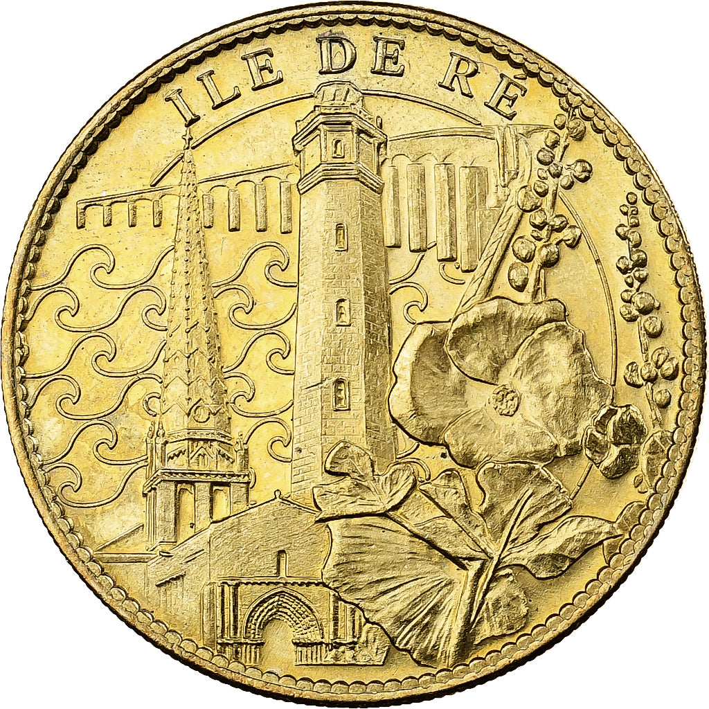 Francia, ficha, Ile de Ré, 2008, Rame-nichel-alluminio, BB+