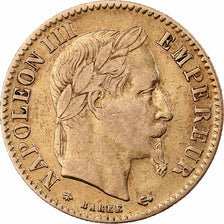 Frankrijk, Napoleon III, 10 Francs, 1867, Paris, Goud, ZF, Gadoury:1015