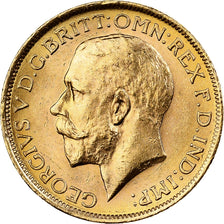 Australia, George V, Sovereign, 1915, Sydney, Gold, MS(63), KM:29