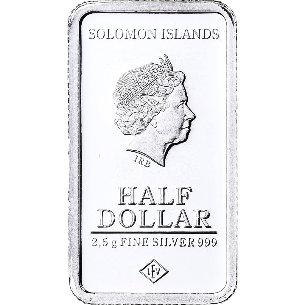 Salomoneilanden, Half Dollar, Tour Eiffel, 2015, Proof, Zilver, FDC