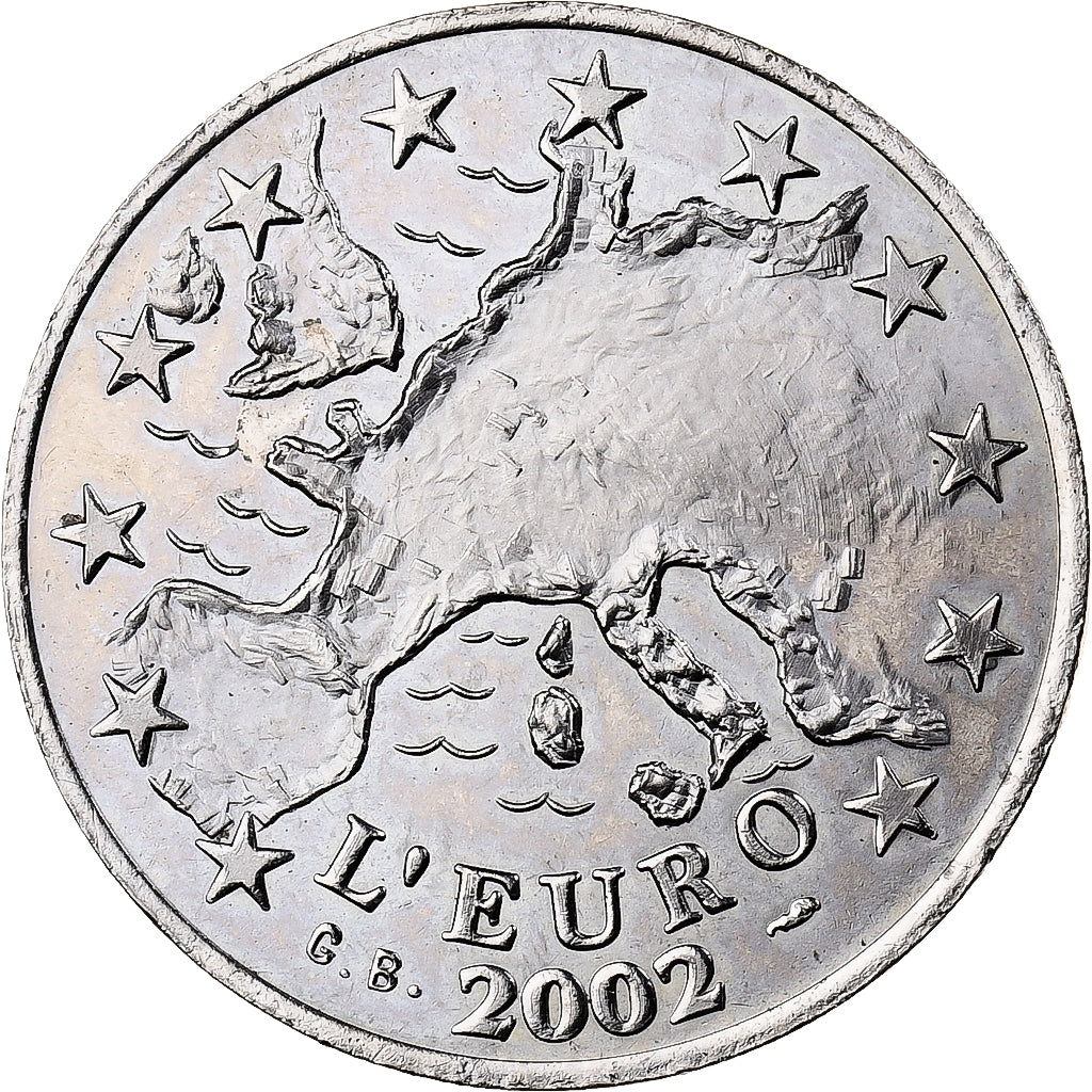France, Token, Passage du franc à l'Euro, 2002, Nickel, MS(63)