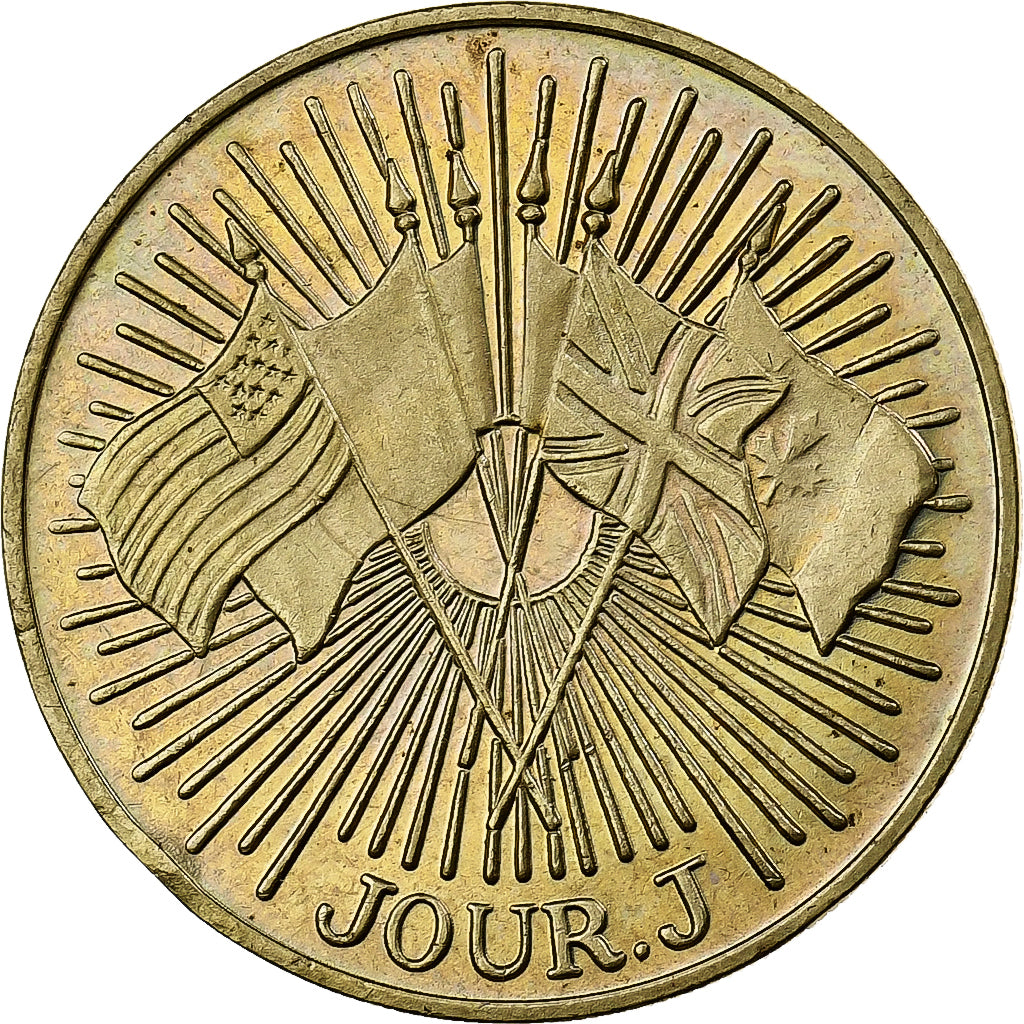 France, Token, 50ème Anniversaire du Débarquement, Jour J, 1994