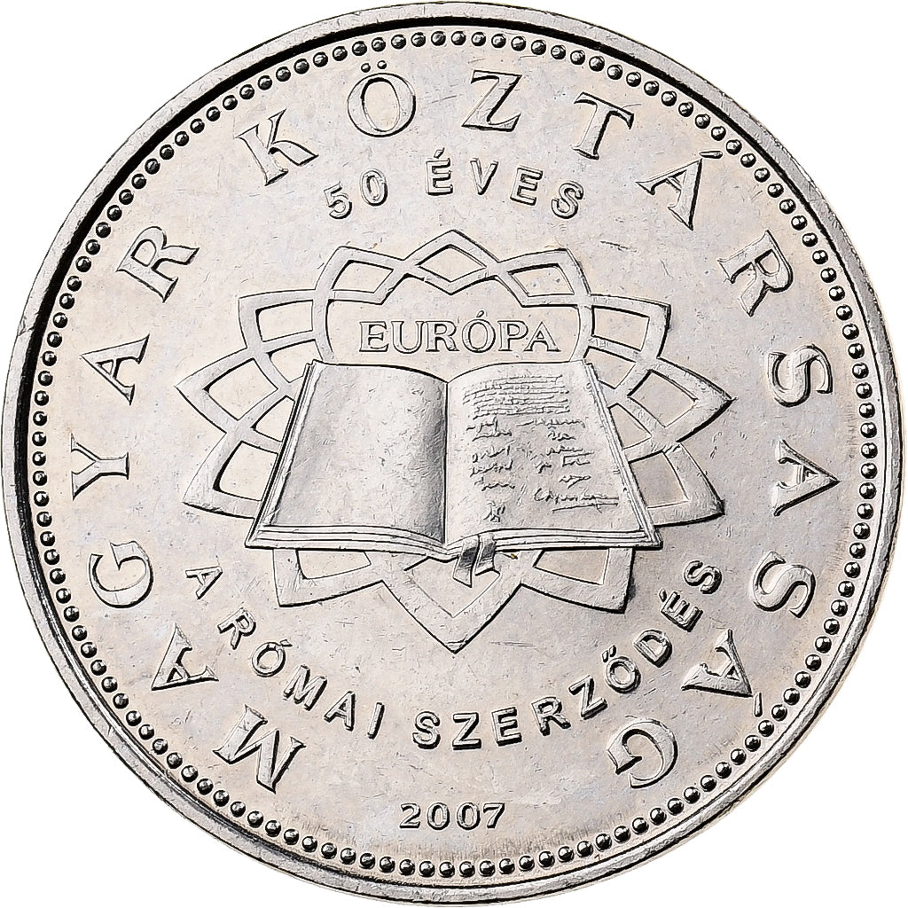 Ungarn, 50 Forint, 2007, Budapest, Kupfer-Nickel, VZ+, KM:805