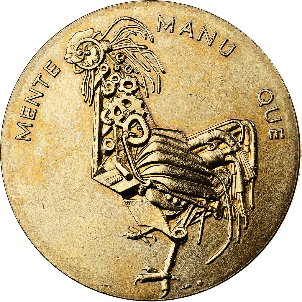 France, Medal, Institut Nationale de la Propriété Industrielle, 1983, Bronze