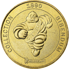 França, Token, Michelin, Bibendum, 2009, Cuproníquel Alumínio, MDP, AU(55-58)