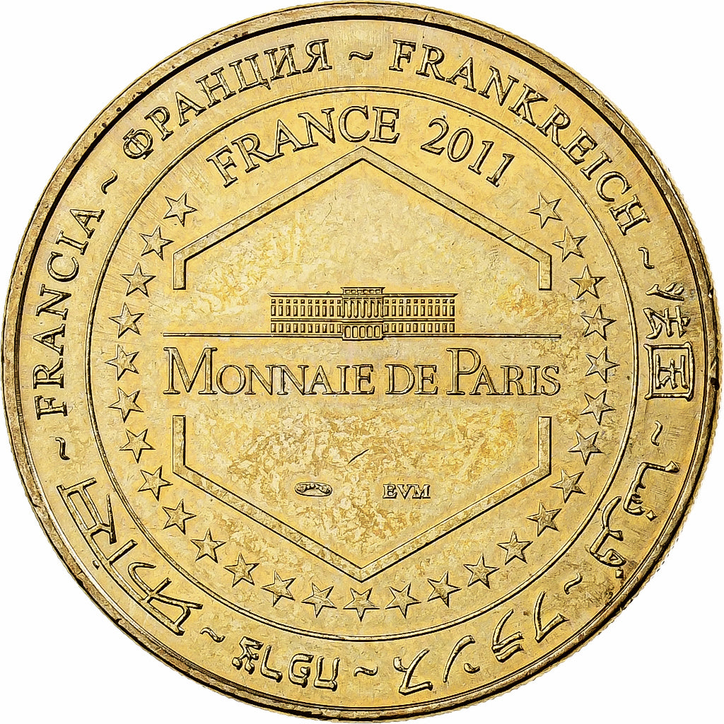 Frankreich, betaalpenning, 86/ Vallée des Singes - Lémurien - Romagne, 2011