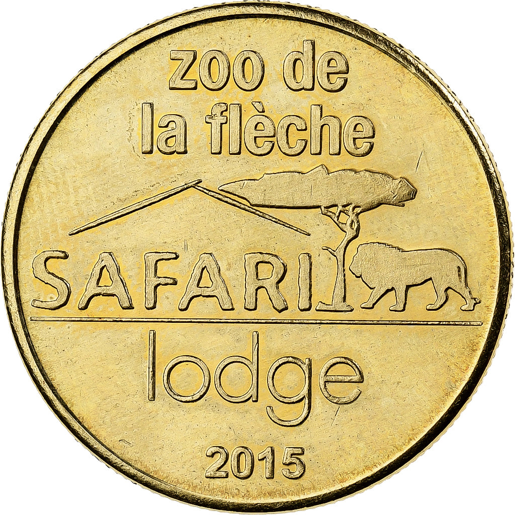 Francia, Token, Touristic token, Zoo de la Flèche - Safari Lodge - Ours Blanc