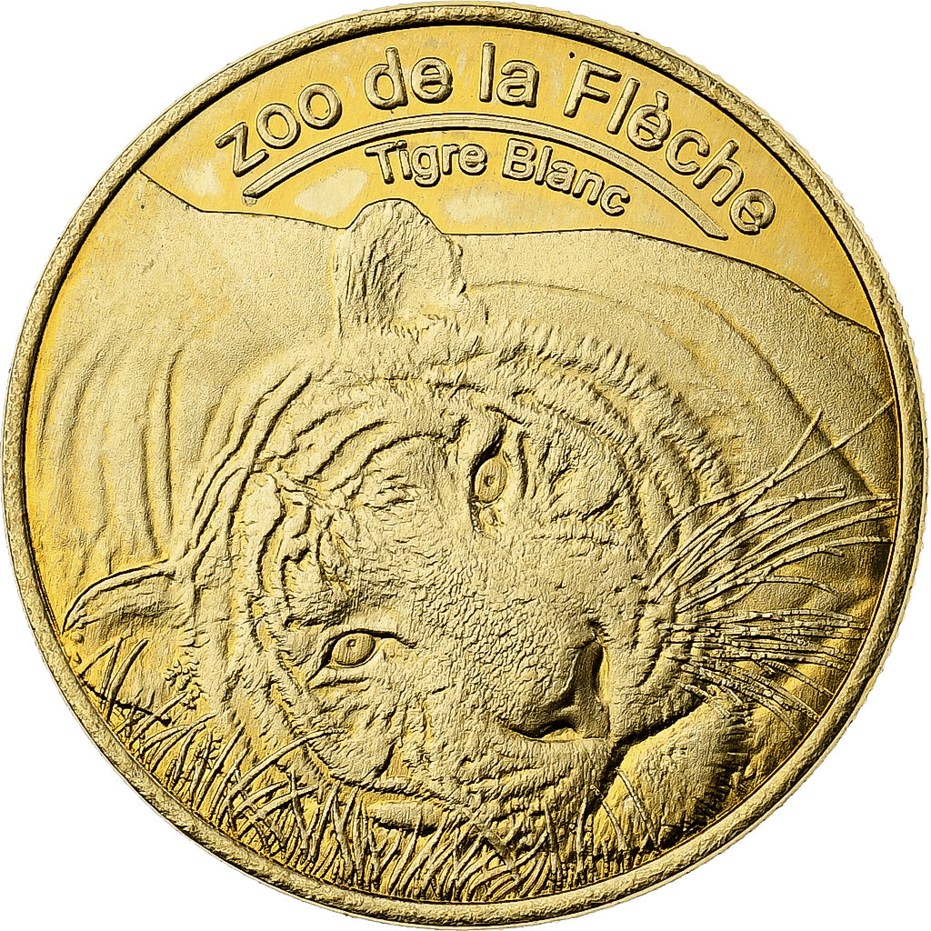 Francja, Token, Żeton turystyczny, Zoo de la Flèche - Safari Lodge - Tigre