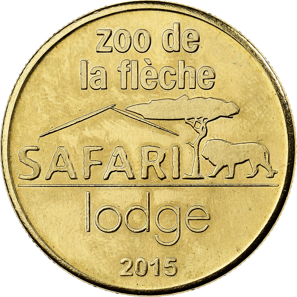Francja, Token, Żeton turystyczny, Zoo de la Flèche - Safari Lodge - Tigre