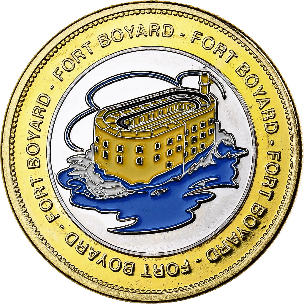 France, Jeton, Charentes Maritimes - Fort Boyard, Bimétallique, SPL