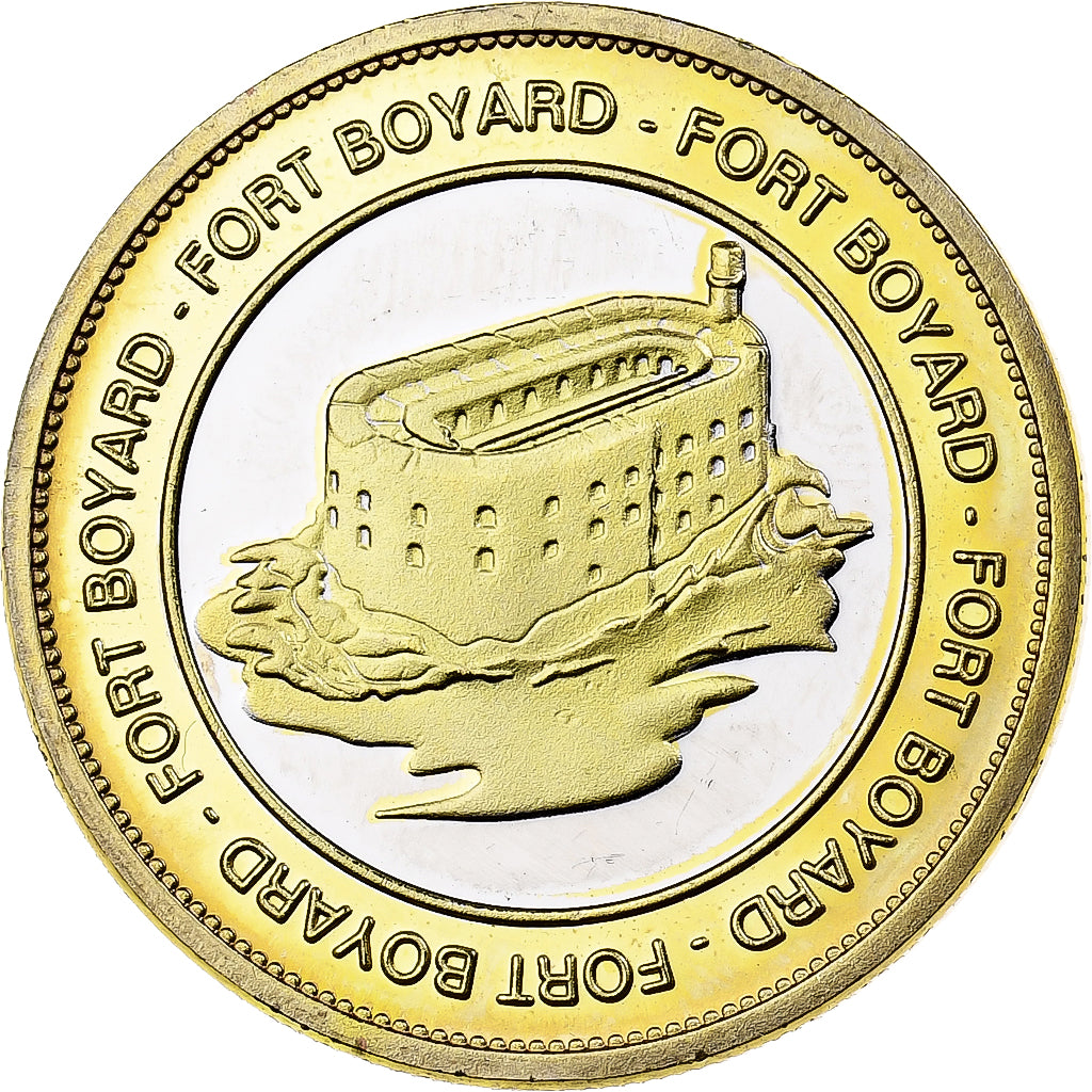 France, Token, Charentes Maritimes - Fort Boyard, Bi-Metallic, MS(63)