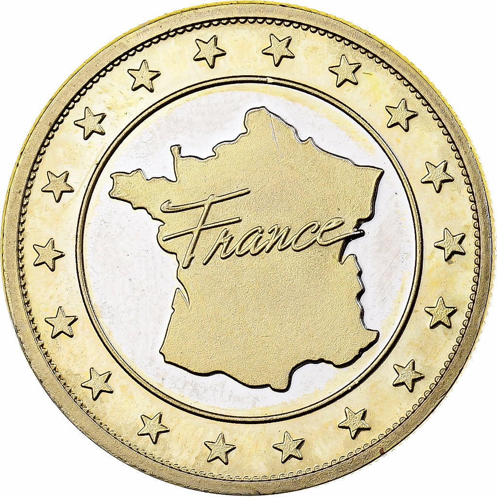 France, Token, Charentes Maritimes - Fort Boyard, Bi-Metallic, MS(63)