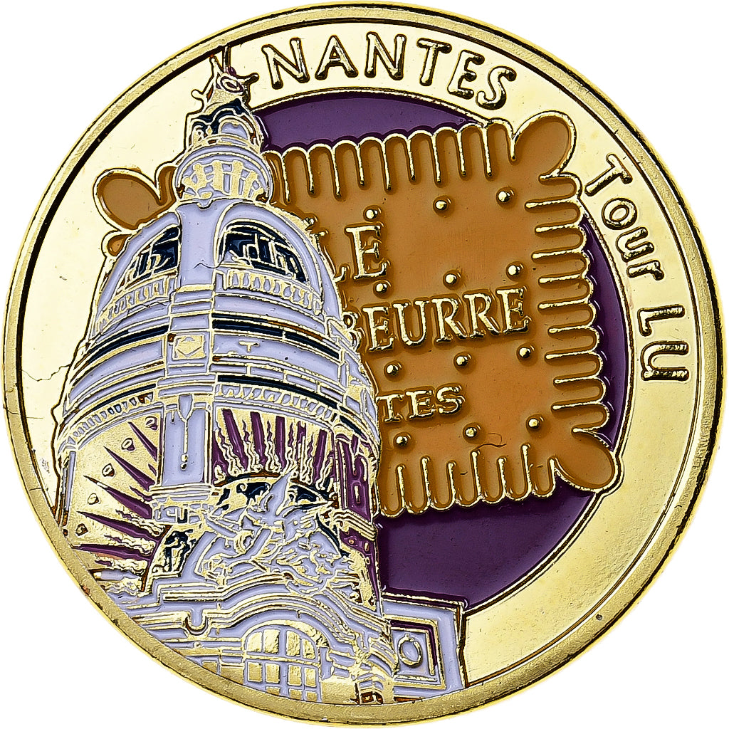 Frankrijk, Token, Nantes, tour LU, Copper-nickel Aluminium, PR
