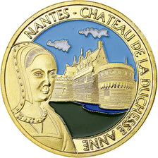 Francia, zeton, Nantes, Château de la Duchesse Anne, Aluminio y cuproníquel