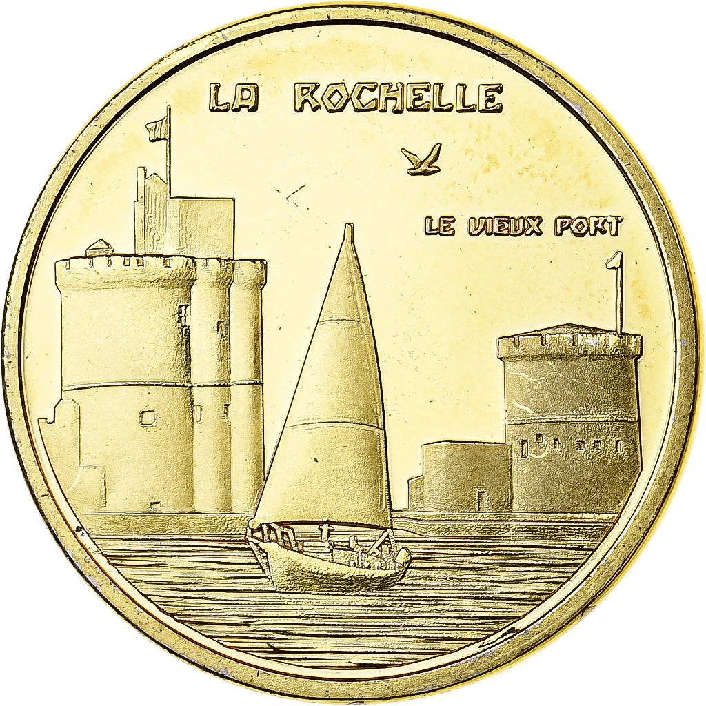 Francia, ficha, La Rochelle - Le Vieux Port, Rame-nichel-alluminio, SPL-