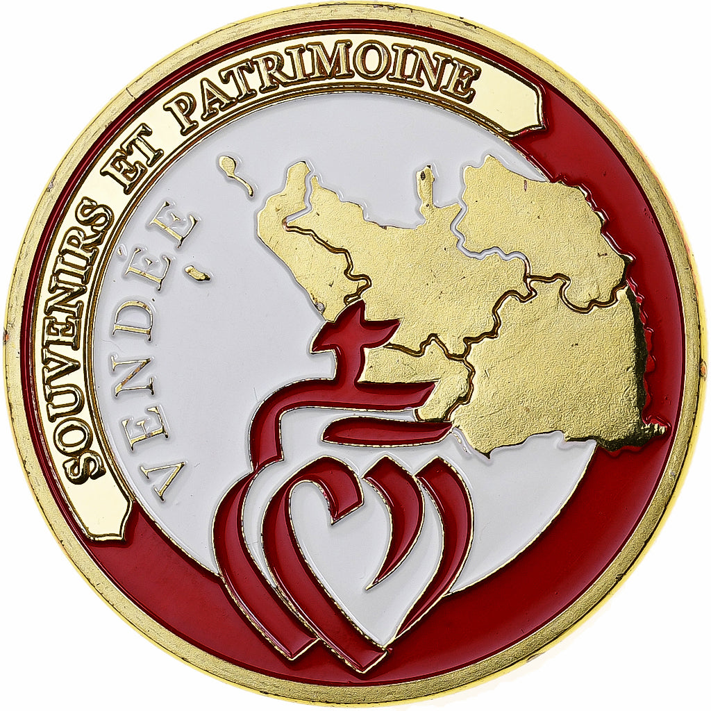 France, Jeton, Vendée - Les Chouans, Cupro-nickel Aluminium, Souvenirs et