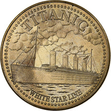 Francia, medalla, Les Paquebots de Légende, Le Titanic, Aluminio y