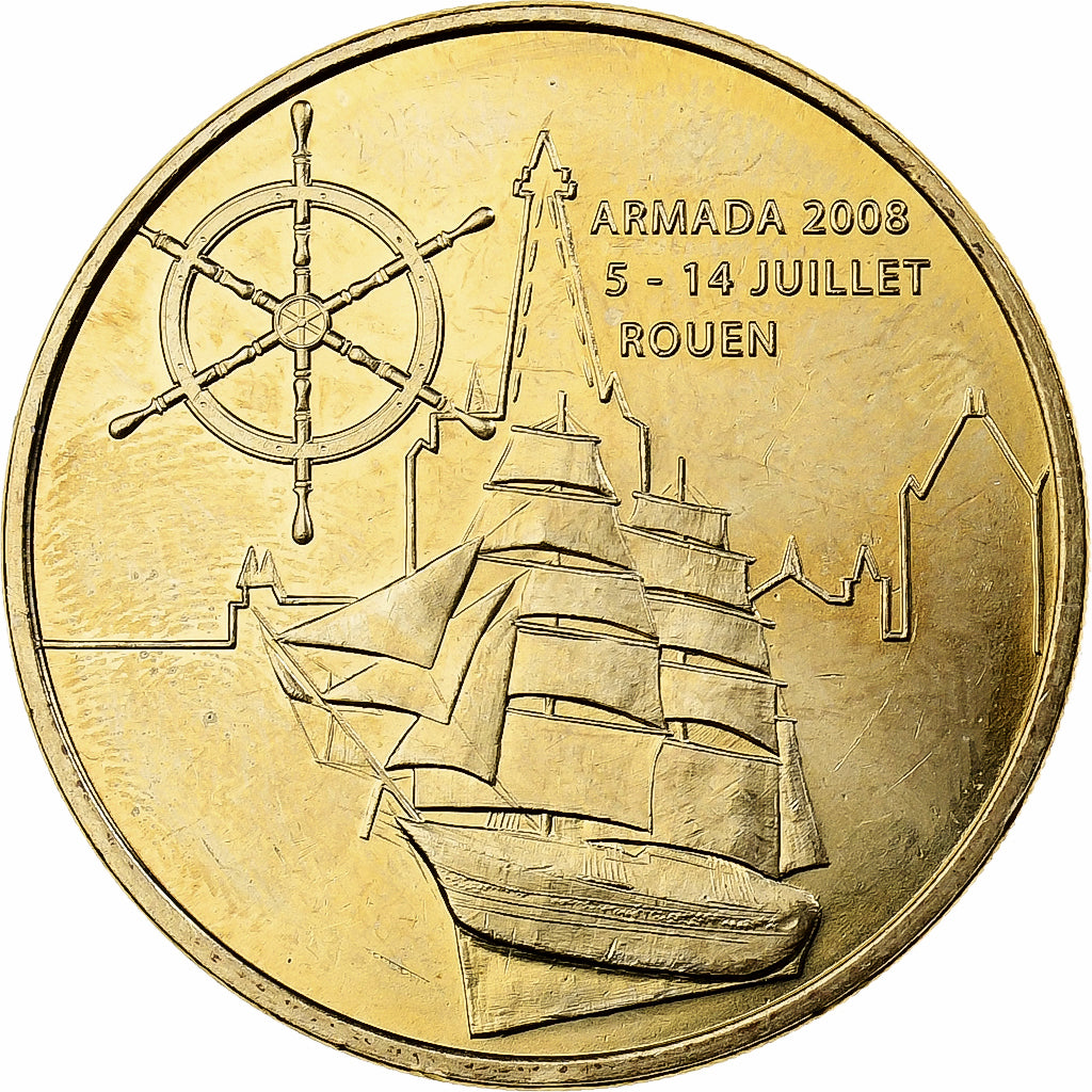 Francia, ficha, Rouen - Armada, 2008, Rame-nichel-alluminio, MDP, SPL