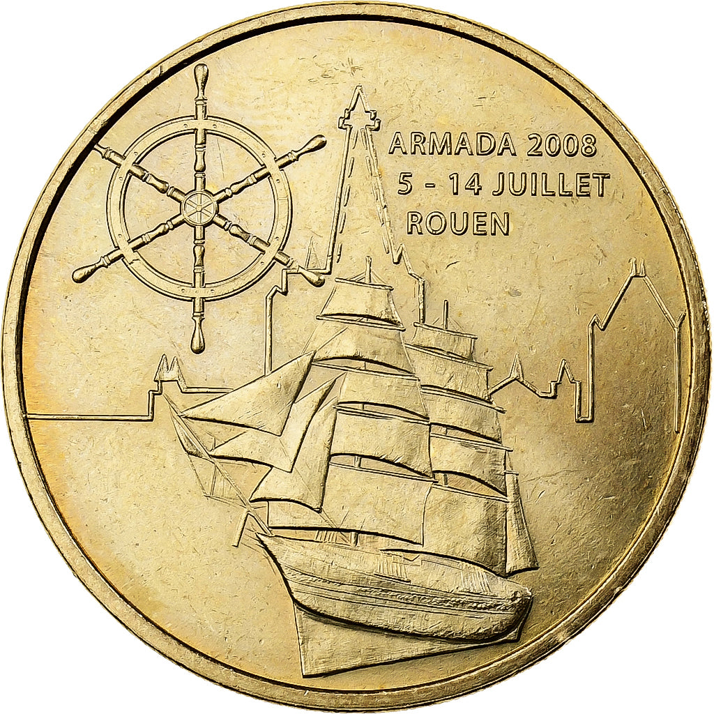 Francia, ficha, Rouen - Armada, 2008, Rame-nichel-alluminio, MDP, SPL
