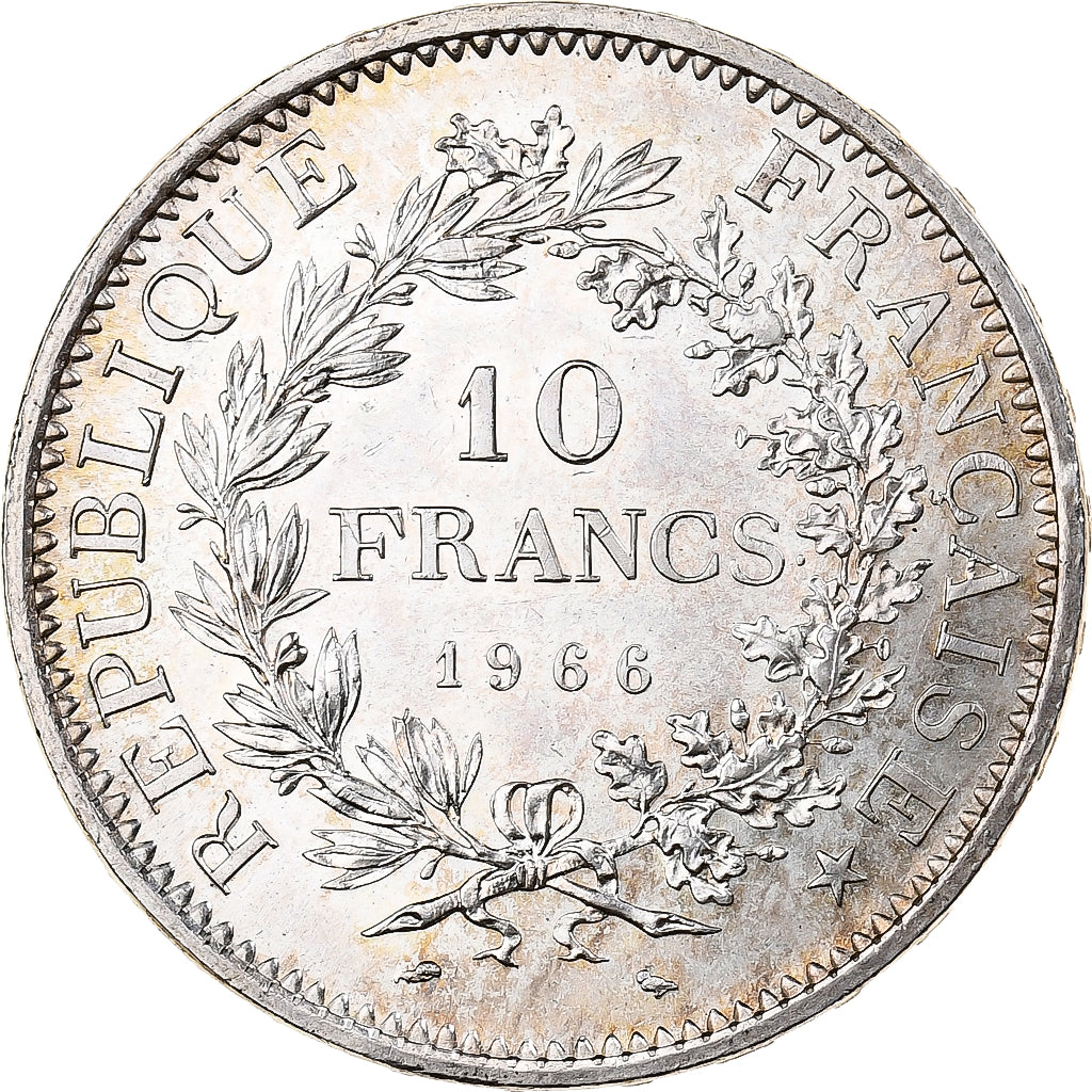 France, 10 Francs, Hercule, 1966, Paris, Argent, SUP+, Gadoury:813, KM:932