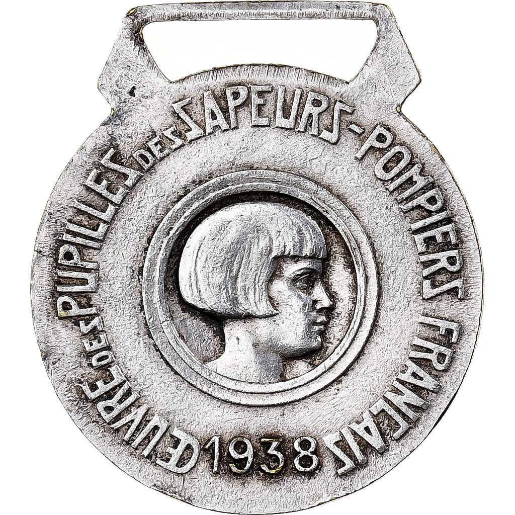 Frankreich, Medaille, Oeuvre des Pupilles des Sapeurs Pompiers Français, 1938