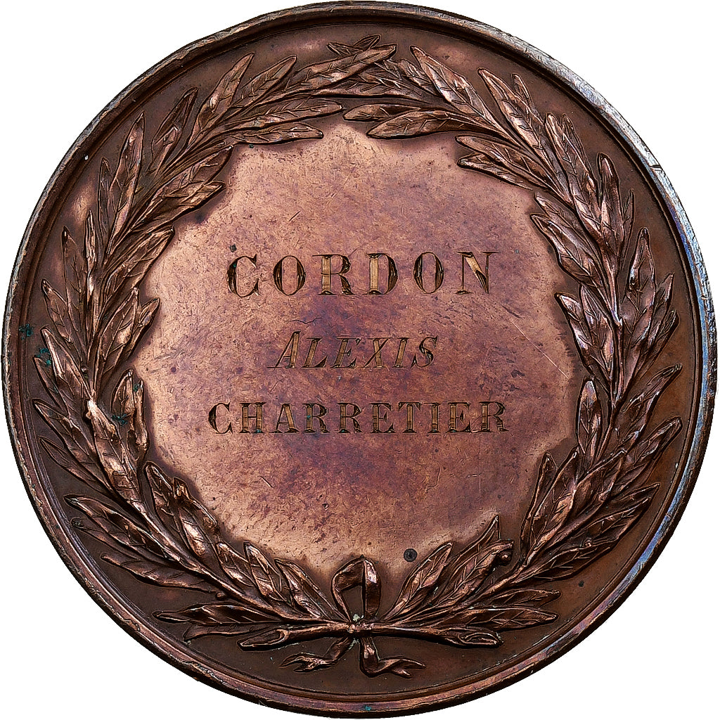 Frankreich, Medaille, Société Protectrice des Animaux, 1882, Kupfer, Caqué