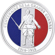 France, Medal, Centenaire de la Grande Guerre, 2014, Copper-nickel, MS(65-70)